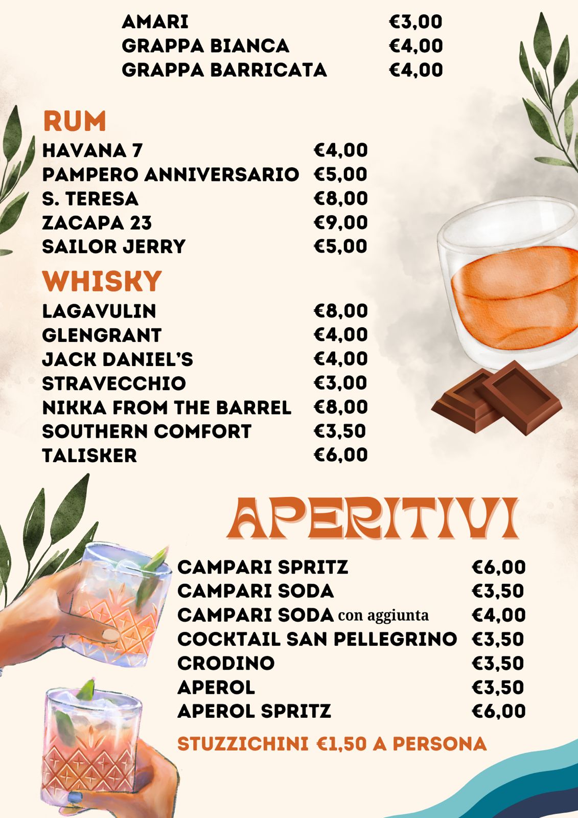Birre, Vini e Amari