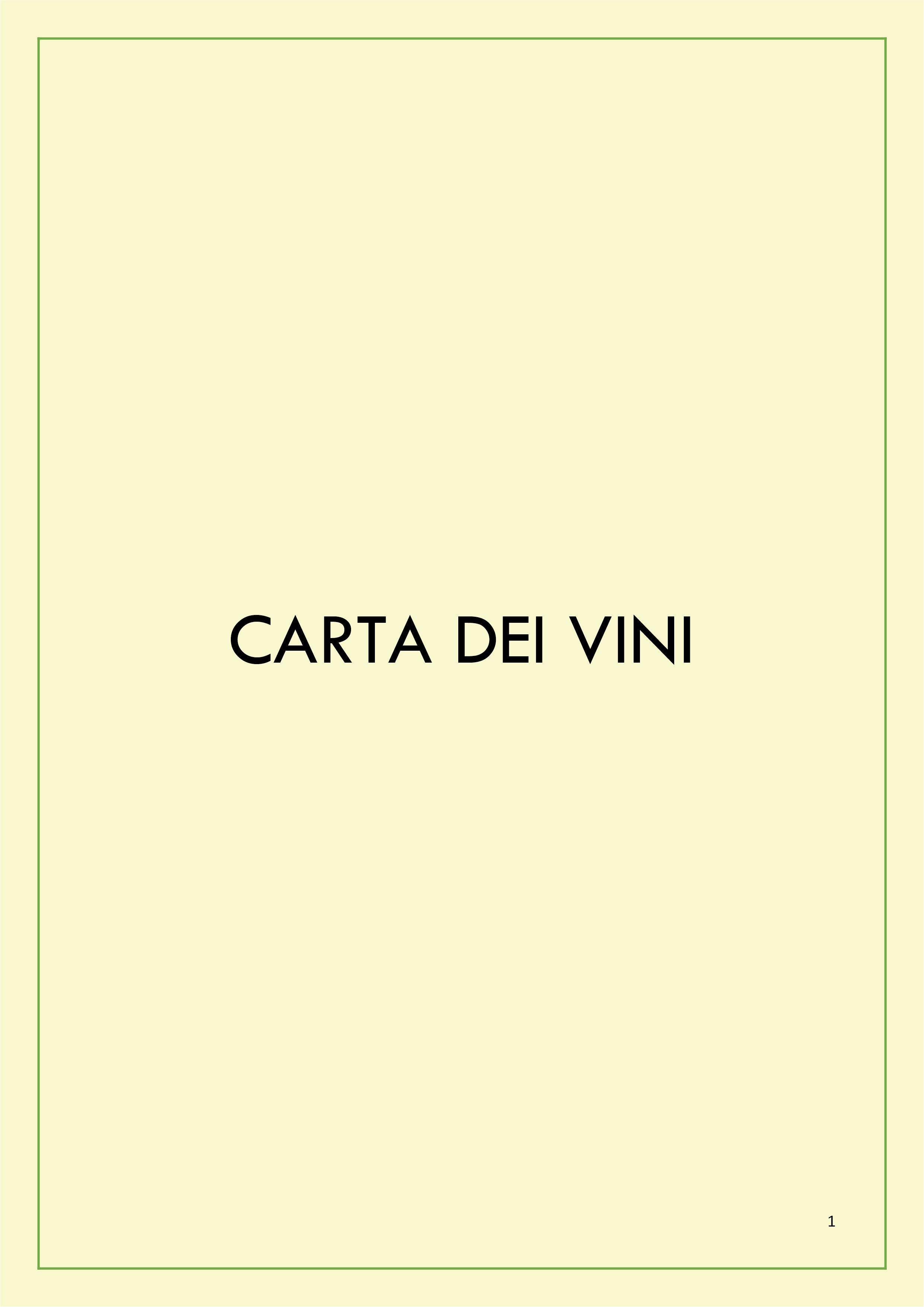 Carta dei Vini