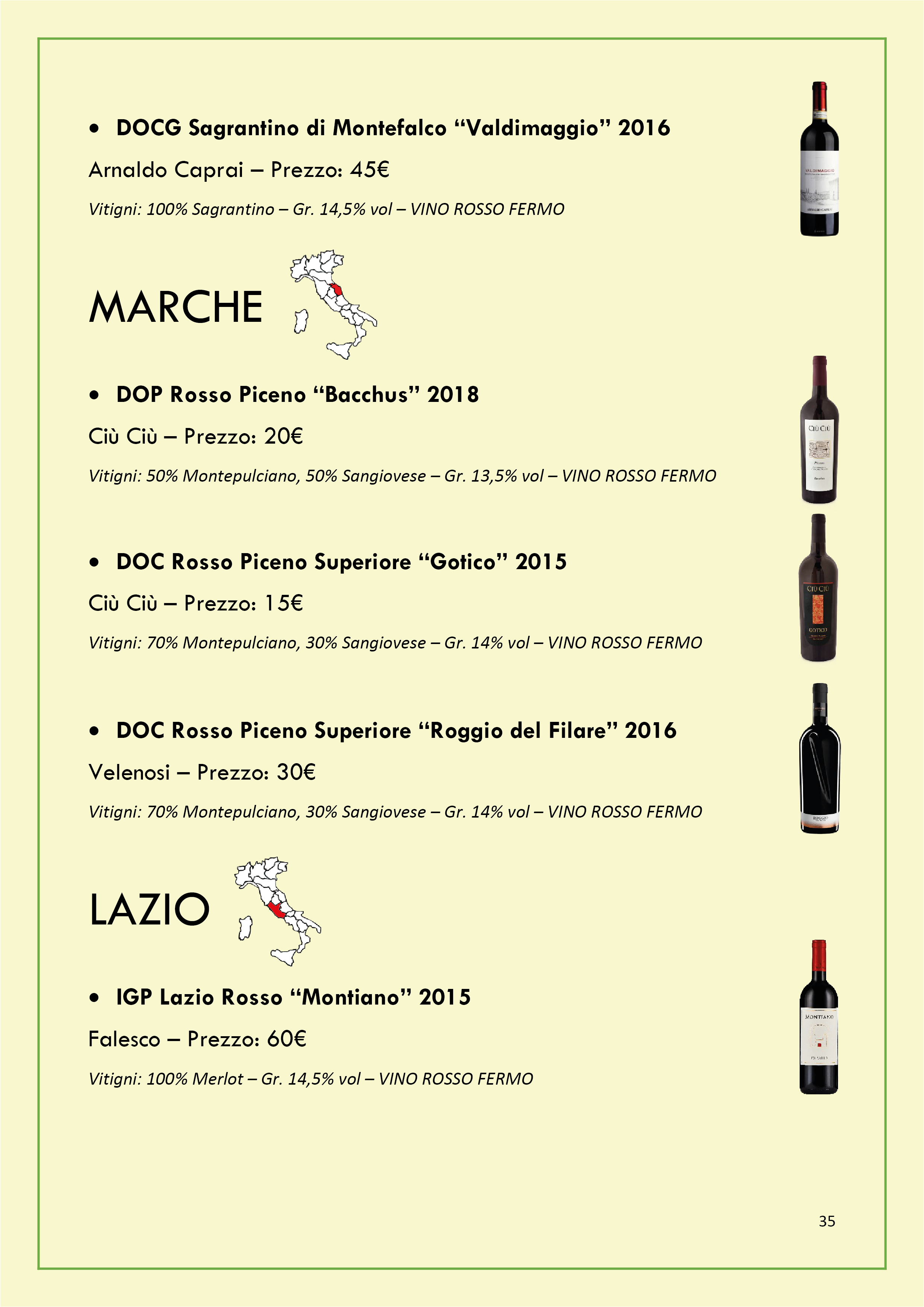Carta dei Vini