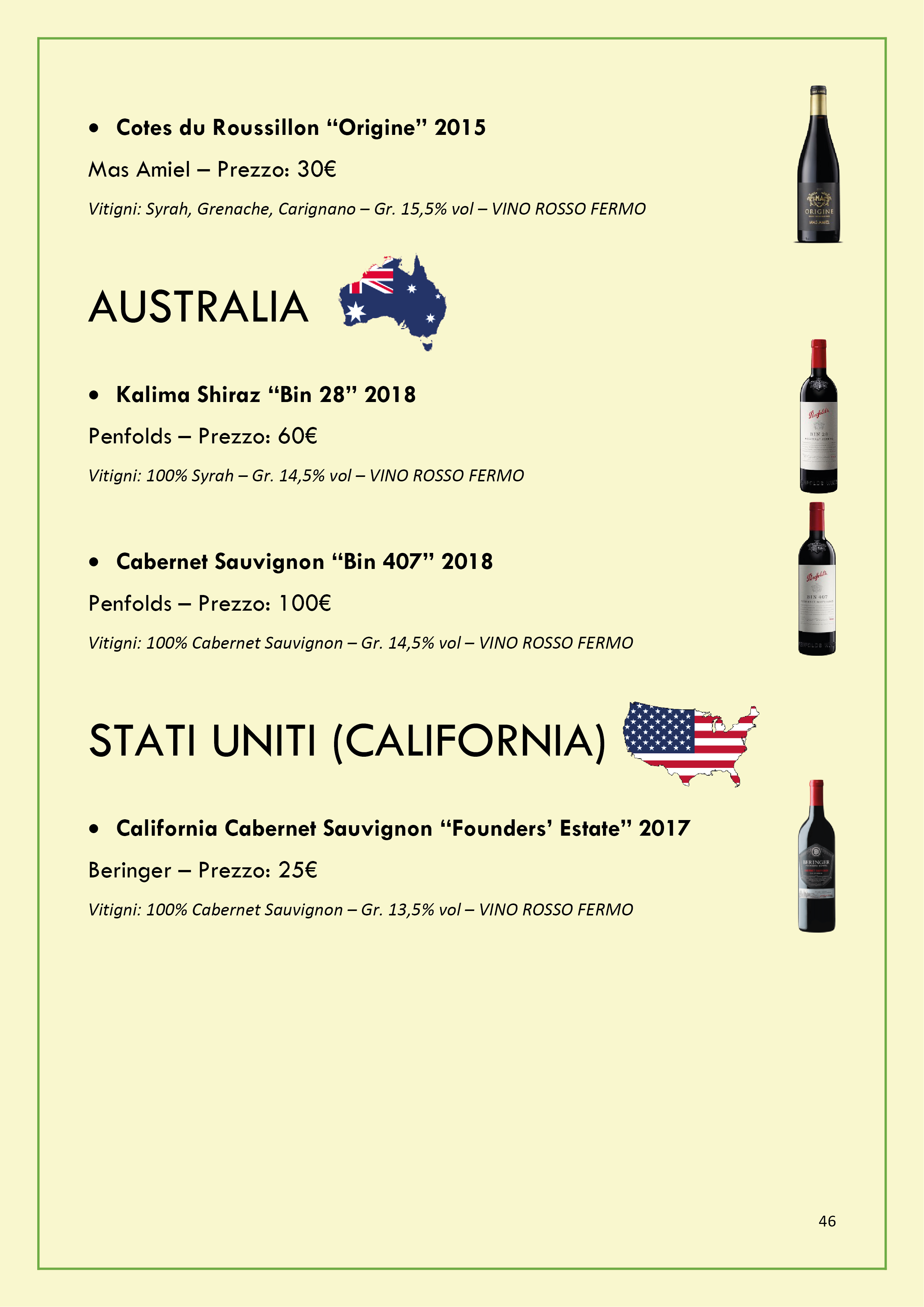 Carta dei Vini